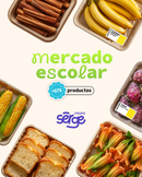 Mercado Escolar (+175 alimentos) Vocabulario español/inglés