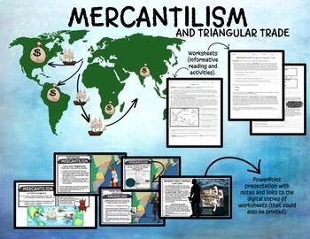Preview of Mercantilism - Triangular Trade - Middle Passage (Digital)