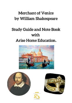 Preview of Merchant of Venice Study Guide and Notebook