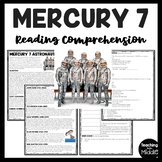 Mercury 7 Reading Comprehension Worksheet History of Space