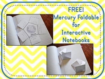 Preview of Mercury Foldable for Interactive Notebooks