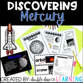 Preview of The Solar System: Planet Mercury Research Unit with PowerPoint