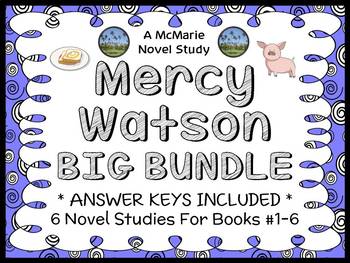 Preview of Mercy Watson BIG BUNDLE (Kate DiCamillo) 6 Novel Studies: Books #1-6 (140 pages)