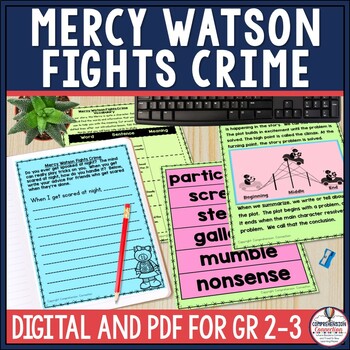 Preview of Mercy Watson Fights Crime Book Companion Reading Activities in Digital and PDF