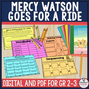 Preview of Mercy Watson Goes for a Ride Book Companion Activities in Digital and PDF