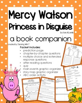 Preview of Mercy Watson Princess in Disguise - Book Companion