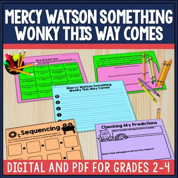 Preview of Mercy Watson Something Wonky This Way Comes Book Companion Activities