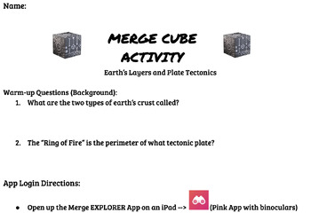 Tech Integration- Printable MERGE Cube - Classful