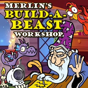 Preview of Merlin's Build-a-Beast Workshop: Design a Mythical Creature Activity