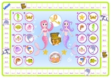 Mermaid 3 and 4 Times Table Game