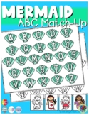 Mermaid ABC Match-up (Sensory Bin Mat) Letter Activity