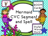 Mermaid CVC Segment and Spell Boom Cards
