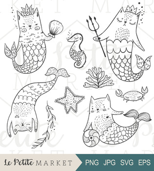 Download Mermaid Clip Art Mermaid Cats Cat Clip Art Fun Clip Art Mermaid Graphics
