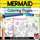 Mermaid Coloring Pages - Coloring Activities