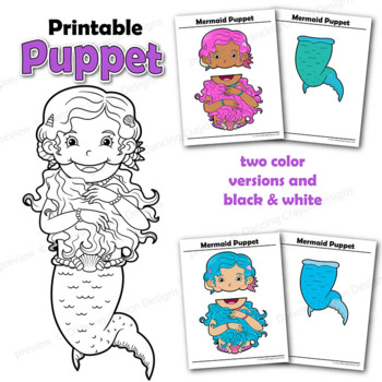 Printable Mermaid Craft