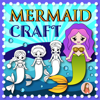 Mermaid Craft and Writing Activities - Kreative in Kinder