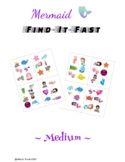 Mermaid "Find-It-Fast!"(Spot-It/ Dobble)- Medium