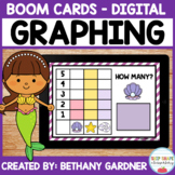 Mermaid Graphing - Boom Cards - Distance Learning