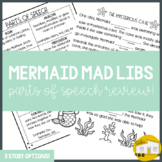 Parts of Speech Review - Mermaid Mad Libs