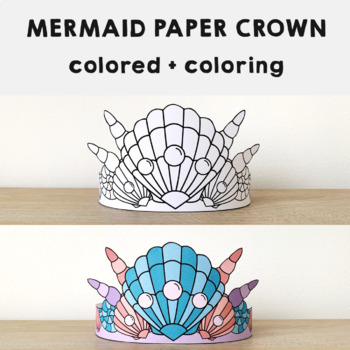 Mermaid Paper Craft For Kids 