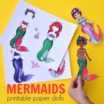 The Modest Mermaids Paper Dolls Printable Kit – Ministering Printables