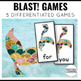 Mermaids Games for Literacy Centers and Small Reading Groups