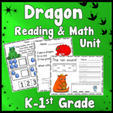 Dragon Kindergarten 1st Grade Distance Learning Reading Wr