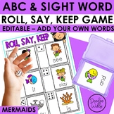 Mermaid Ocean Theme Sight Words & ABC Games for Sight Word