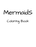 Mermaids coloring book