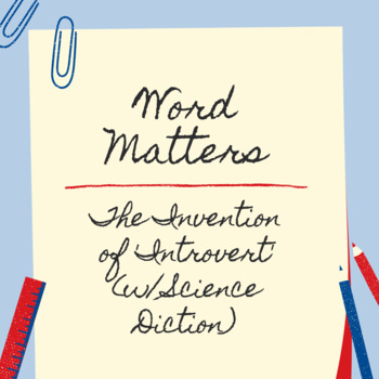 Preview of Merriam-Webster Word Matters Podcast Guide: The Invention of 'Introvert'