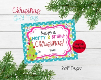 Christmas Teachers make spirits bright gift tag - Instant Download – Cute  Party Dash