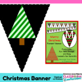 Merry Christmas Banner : Classroom Decor : Bulletin Board Display