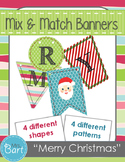Merry Christmas Banner- Mix & Match