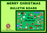 Merry Christmas Bulletin Board or Door Sign