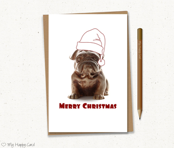 Preview of Merry Christmas Card, Printable, Funny Christmas Greeting Card, 4"X6"