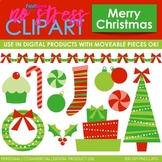 Merry Christmas Clip Art (Digital Use Ok!)
