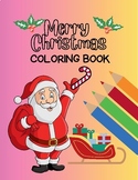 Merry Christmas Coloring Book Pages - (Holiday Coloring Pages)