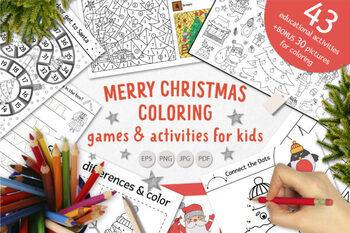 Preview of Merry Christmas Coloring Games