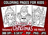 Merry Christmas Coloring Pages for Kids