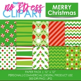 Merry Christmas Digital Papers