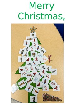 Preview of Merry Christmas, Mouse! Decorate the Tree Activity with optional ASL Vocab!