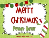 "Merry Christmas" Pennant Banner