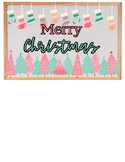 Merry Christmas (Stockings) - Bulletin Board Design