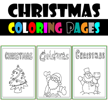 merry christmas coloring