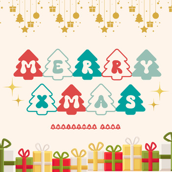 Preview of Merry Xmas - Christmas Decorative Font: Free for personal use