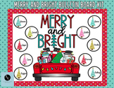Merry and Bright Theme Holiday Bulletin Board and Door Kit