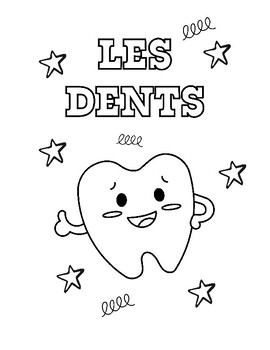 Preview of Mes Dents | French Teeth Unit | 37 Pages | Preschool Kindergarten Homeschool