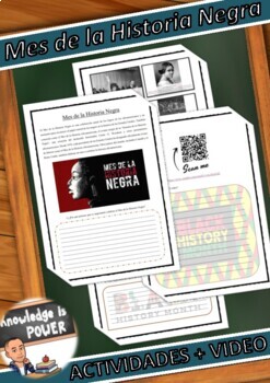 Preview of Mes de la Herencia Afroamericana | Black History Month Spanish