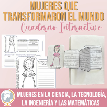 Preview of Mes internacional de la mujer Cuaderno interactivo Mujeres en STEM