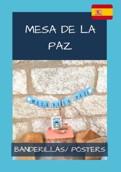 Preview of Mesa de la Paz Montessori, Banderillas y  pósters.